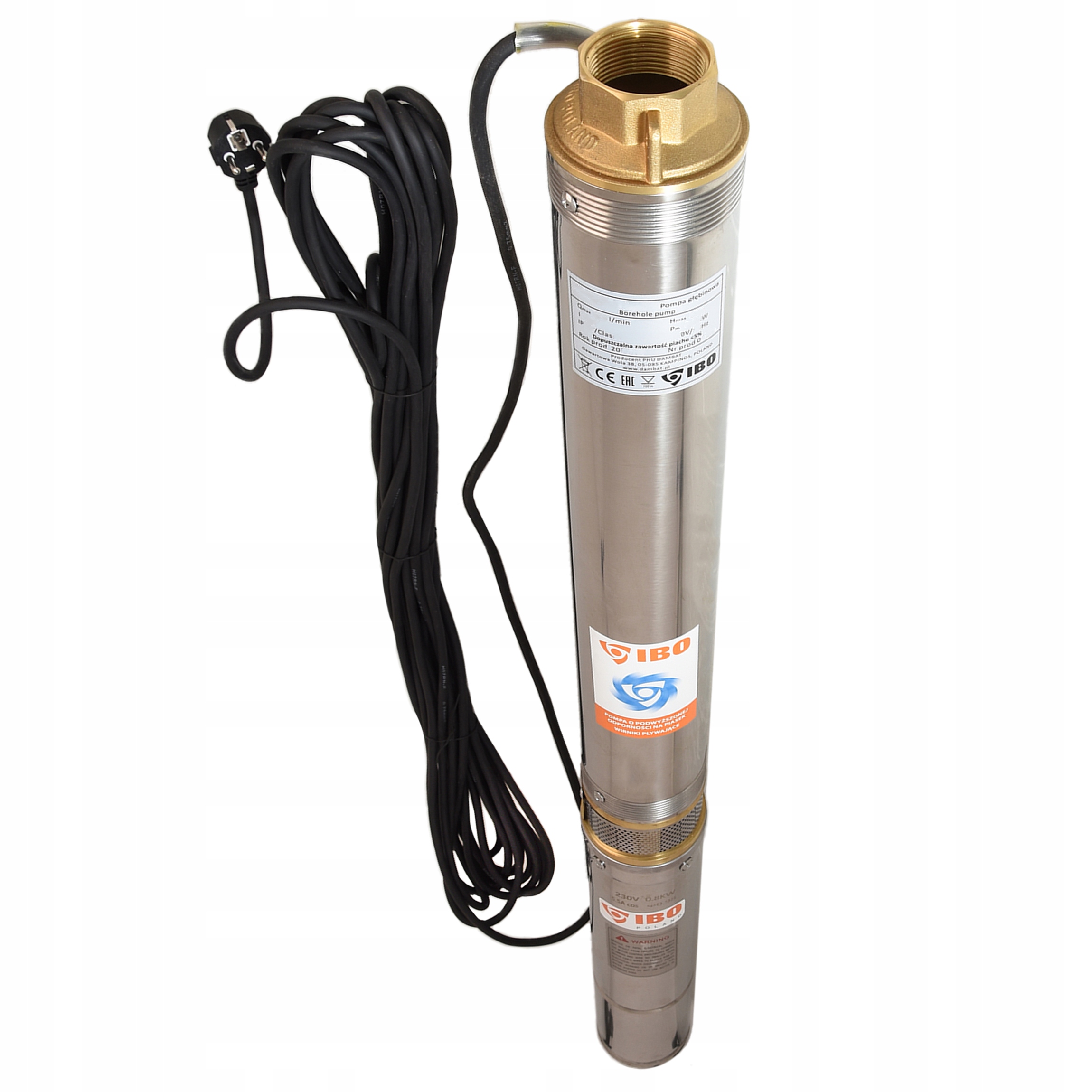 

Pompa głębinowa 3STM 20 20m kabel 100l/min 230V