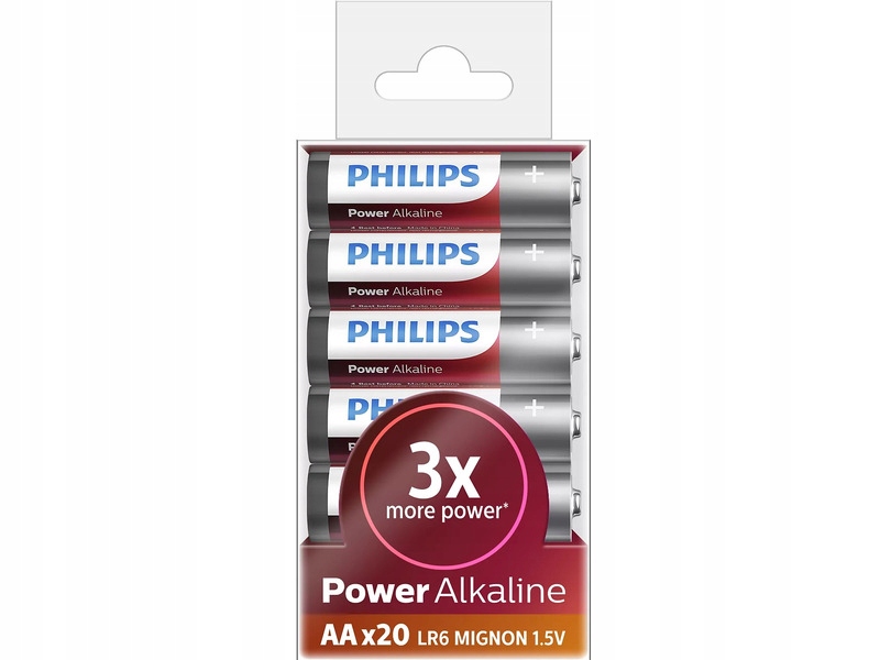 

Bateria Aa LR6 Philips Power Alkaline (20 szt.)