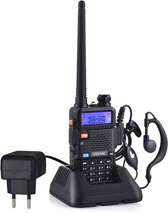 Walkie Talkie Krótkofalówka Dwuzakresowa Esynic
