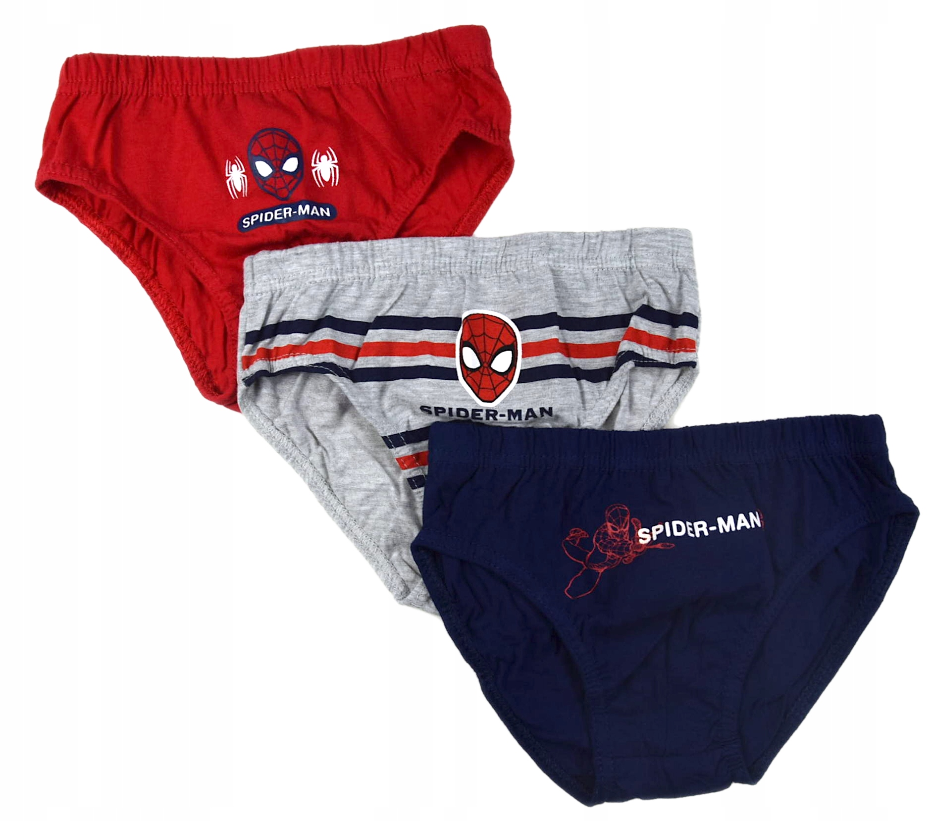 

3-PACK Slipy Majtki Chłopięce Spiderman 128/134