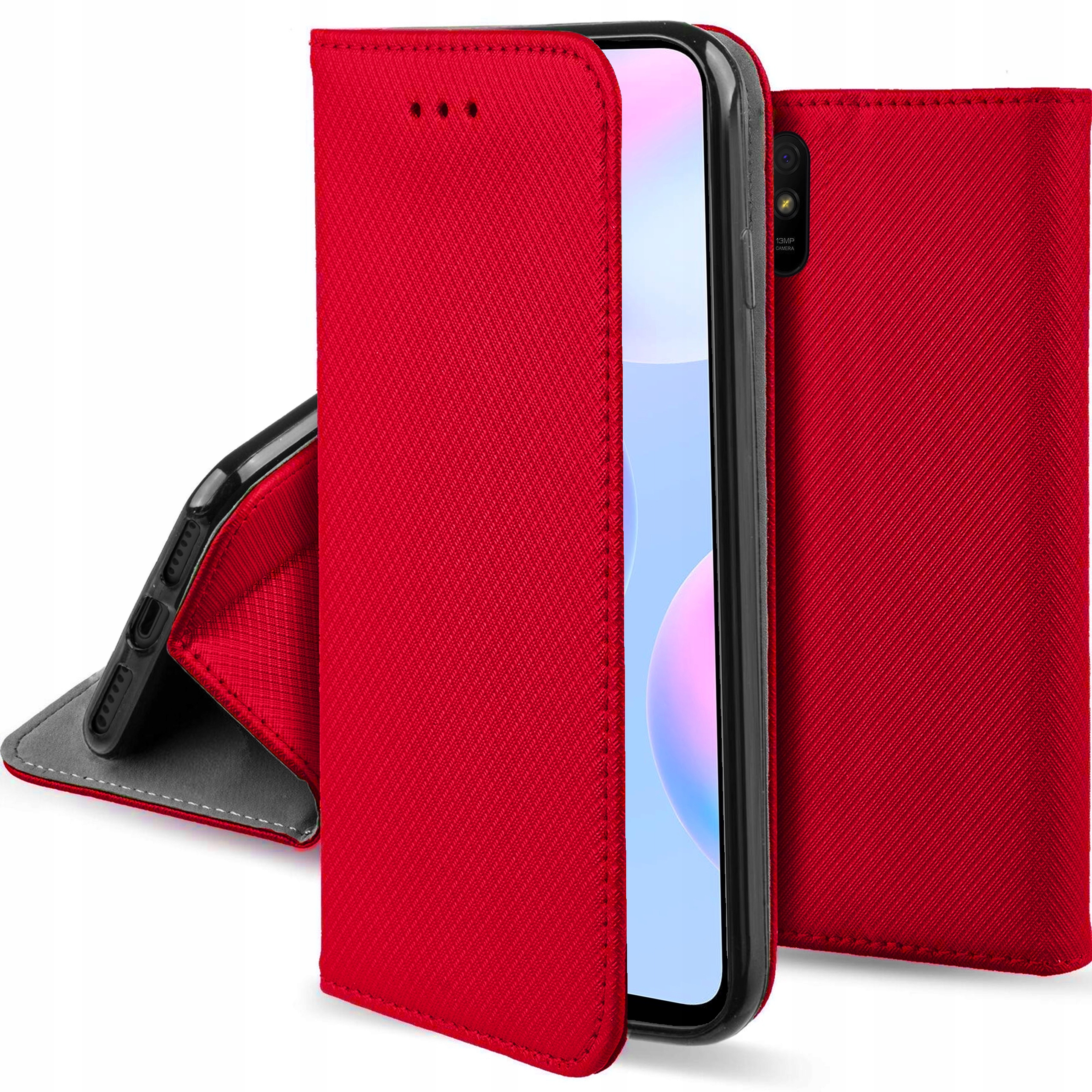ETUI SMART MAGNET + SZKŁO 9H do Xiaomi Redmi 9A Marka TX1