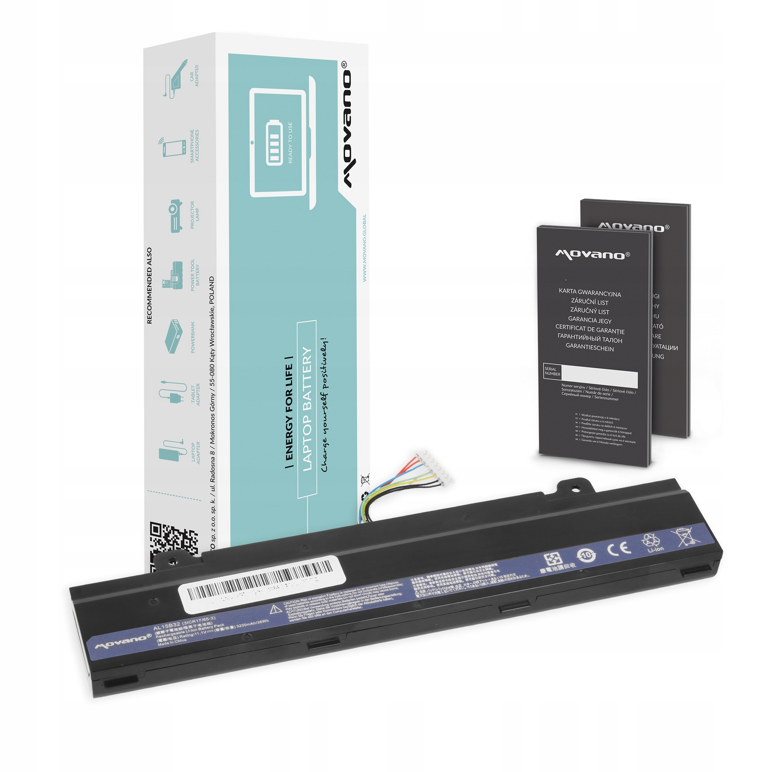 Bateria do Acer Aspire V5-591G AL15B32 KT.00603.011 KT00603011