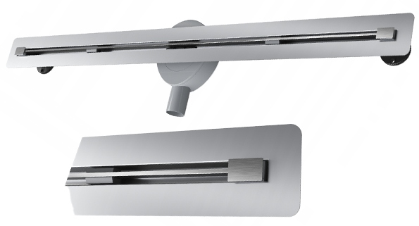 Lineárny Odtok Pod Dlažbu 80 cm Oceľová Sprchová Vanička Syfon Luno Inox