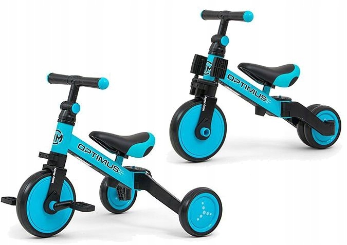 Rowerek 3w1 trójkołowy biegowy Optimus Milly Mally