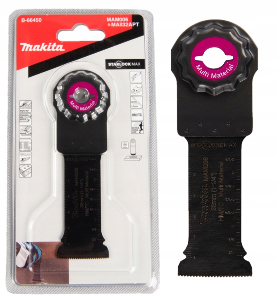 

Makita B-66450 Brzeszczot Do Cięcia Wgłębnego 32mm