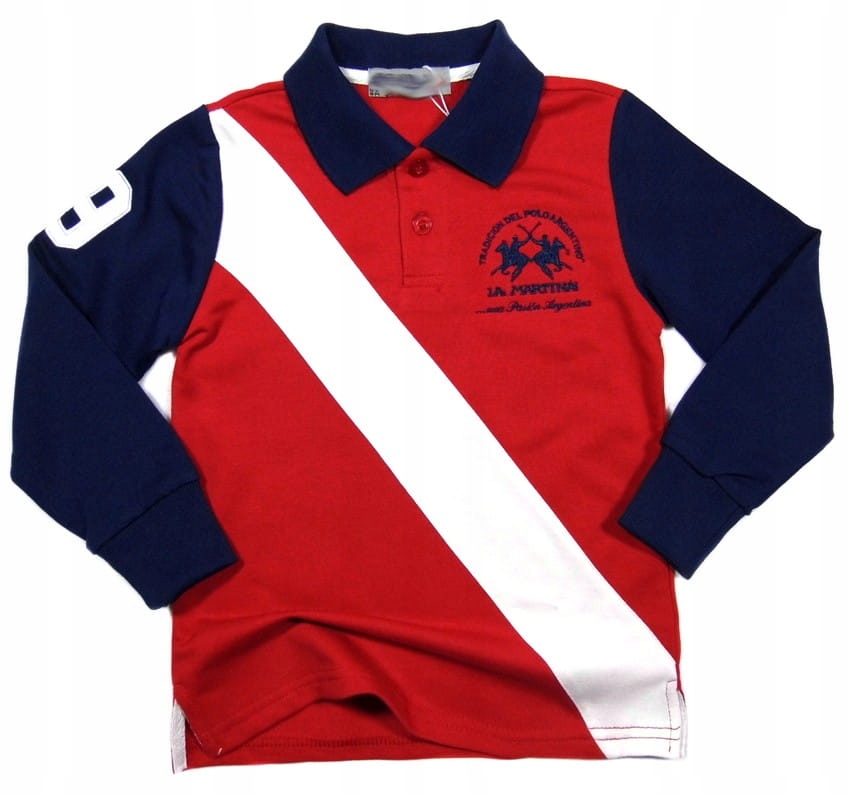 

bluzka polo 153 Argentina 10A czerwony