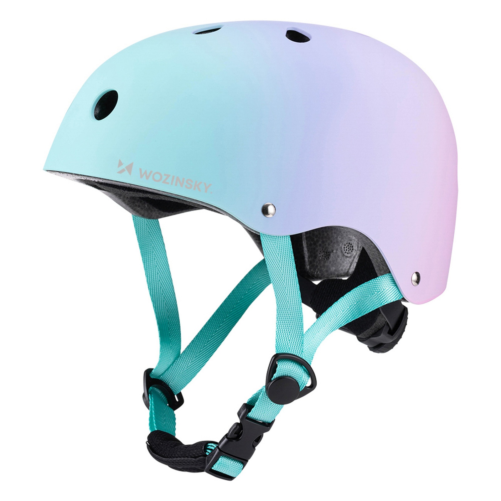 Kask rowerowy Bmx hulajnoga 54-58 cm gradient różowy