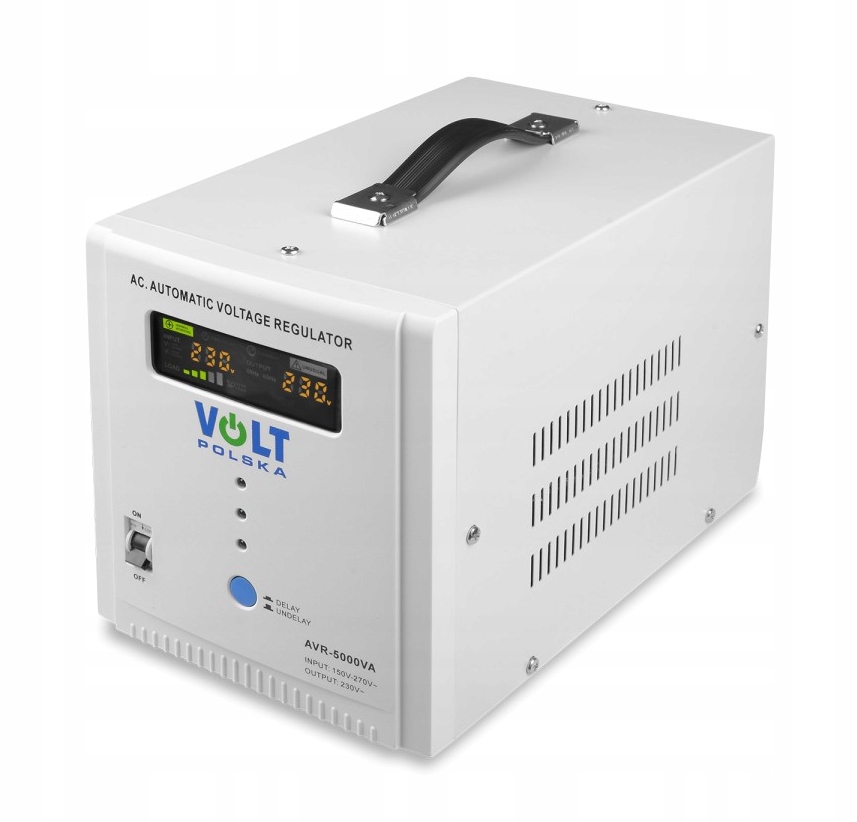 STABILIZATOR NAPIĘCIA PRĄDU AVR 5000VA do agregatu Marka Volt Polska
