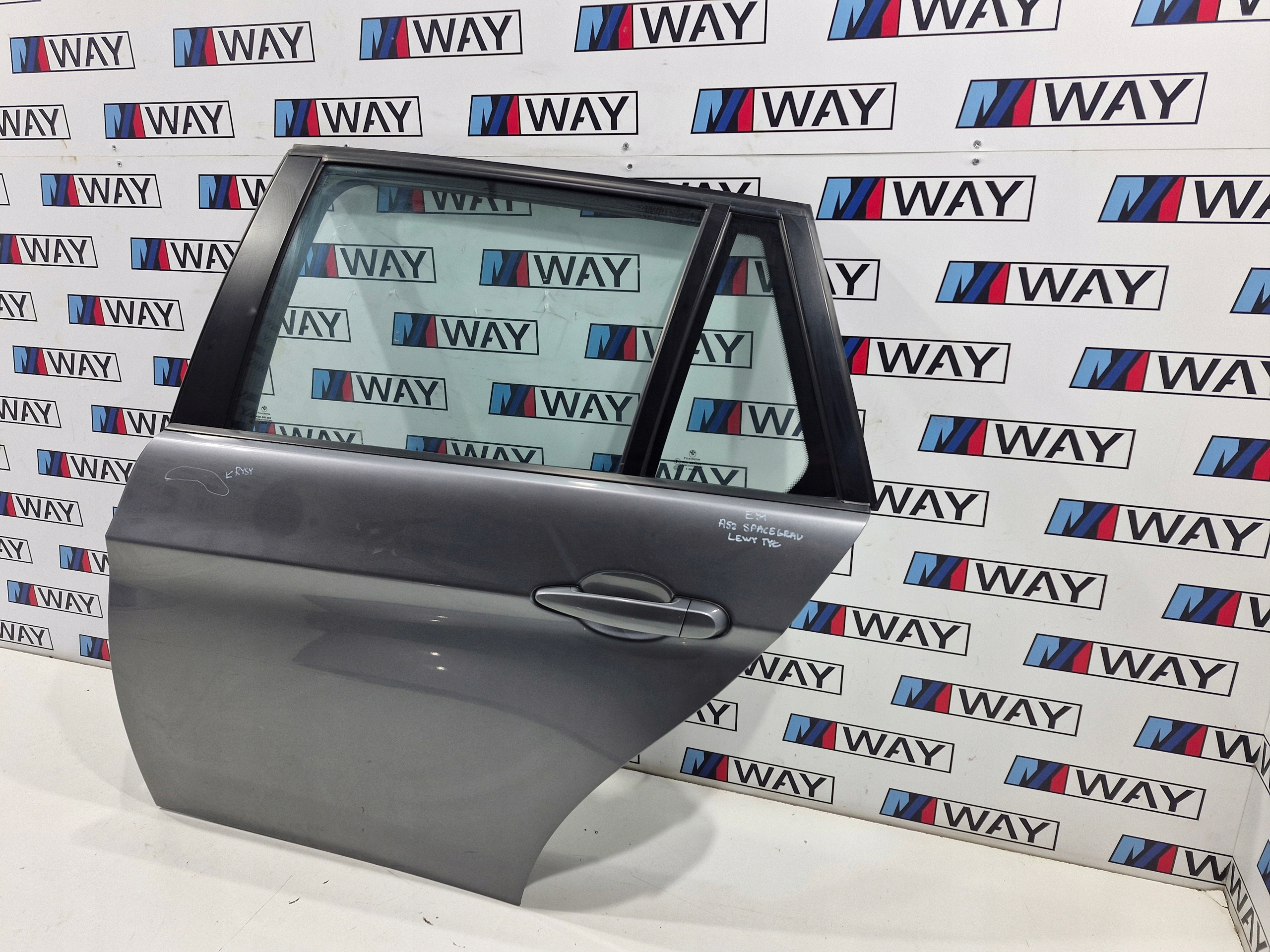 BMW E90 E91 Portière Gauche Arrière TYLNIE Gauche A52 SPACEGRAU Complets