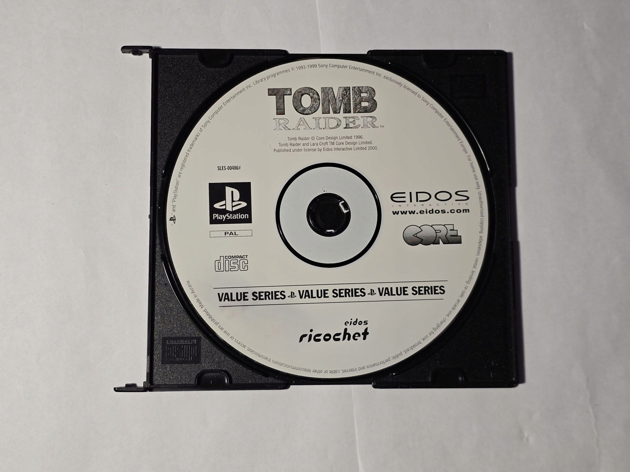 TOMB RAIDER SAMA PŁYTA PS1