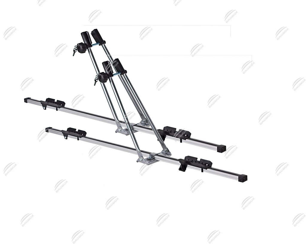 2 x UCHWYT ROWEROWY ALU BAGAŻNIK NA DACH NA ROWER