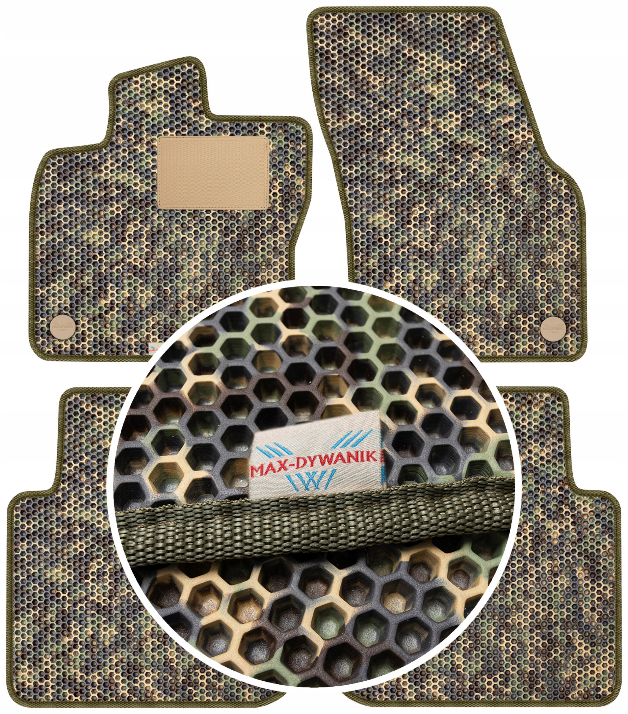 Škoda Kodiaq II Suv 2023 Gumové rohože do auta Eva Moro