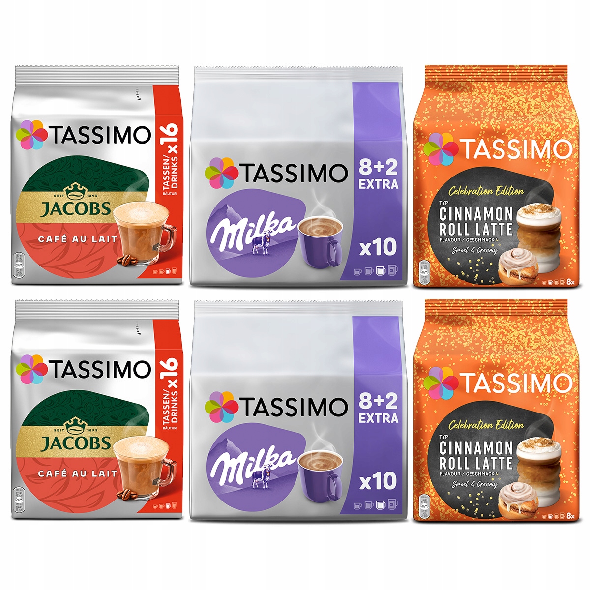 Kapsułki Tassimo kawy białe czekolada Milka 5+1 Gratis!