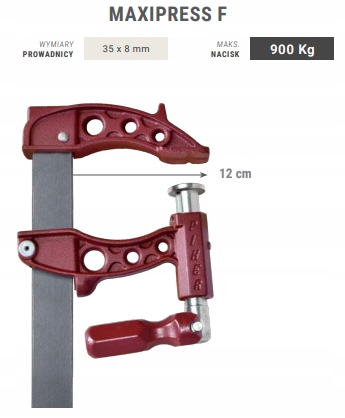 ŚCISK SPAWALNICZY PIHER MAXIPRESS F 30CM P60030 Kod producenta P60030