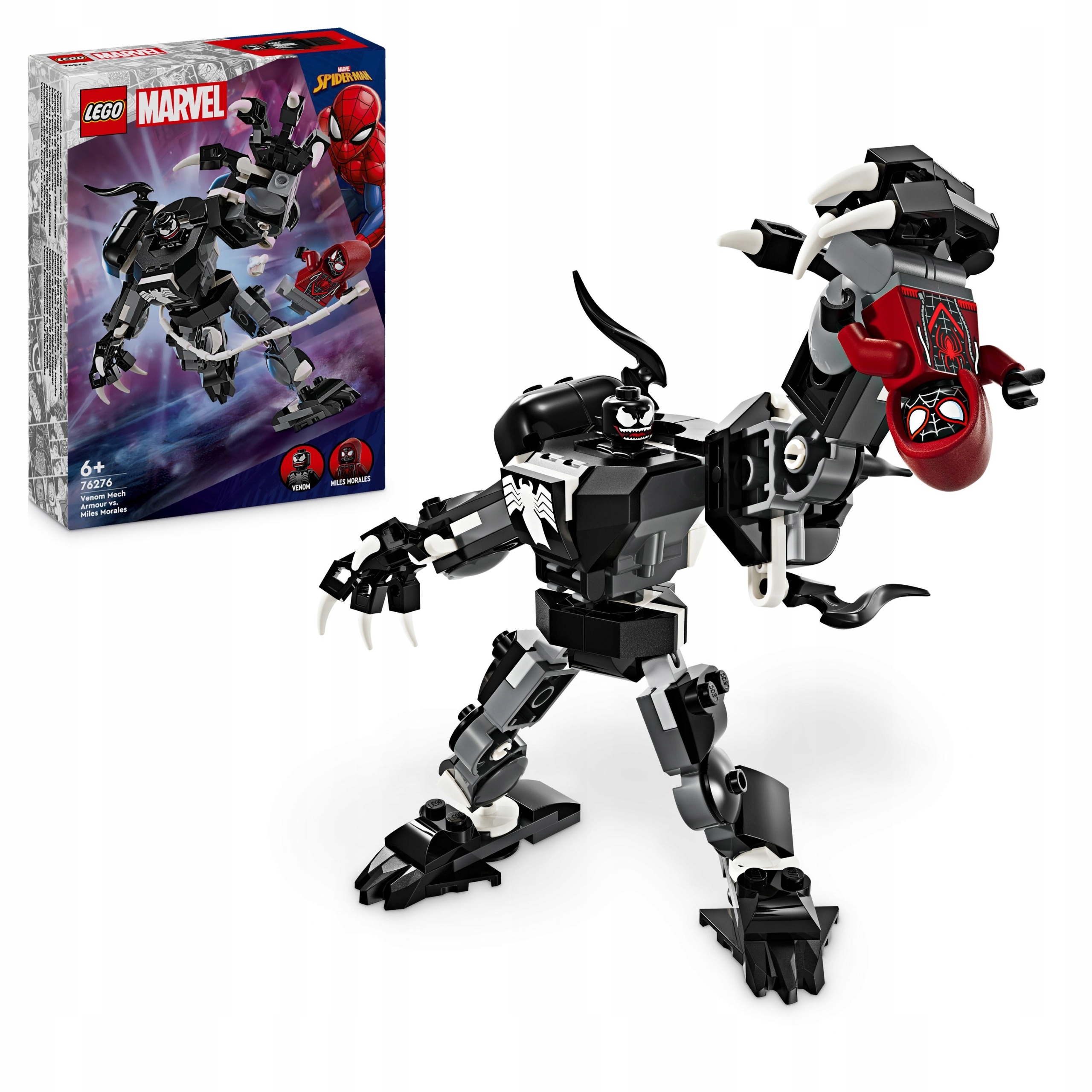 Lego 76276 Heroes Mechanické brnění Venoma vs. Miles Morales
