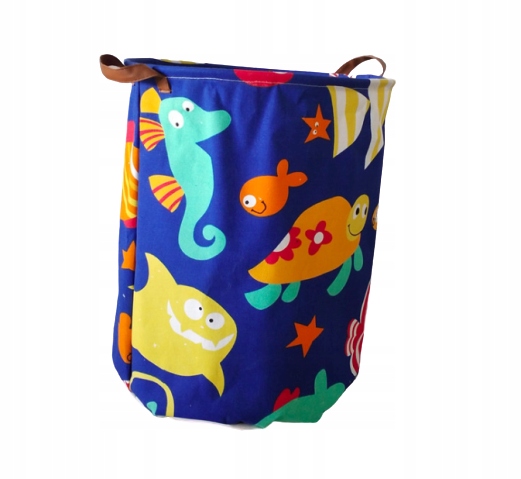 КОНТЕЙНЕР КОРЗИНА МЕШОК ДЛЯ ИГРУШЕК МОРСКИЕ ЖИВОТНЫЕ