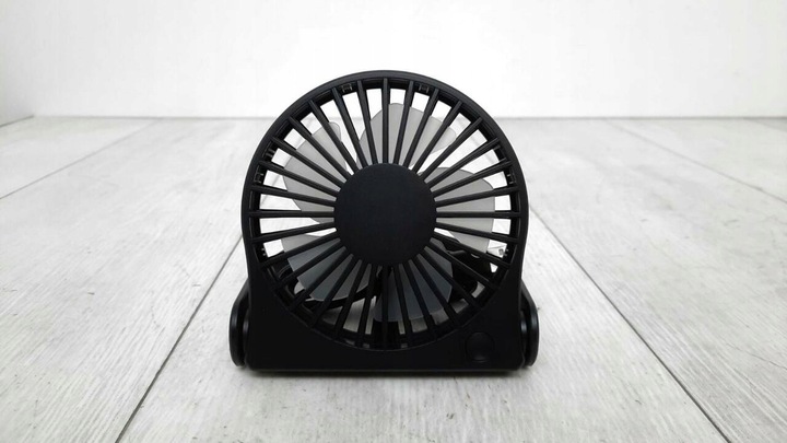 Mini wentylator biurkowy USB czarny Marka bez marki
