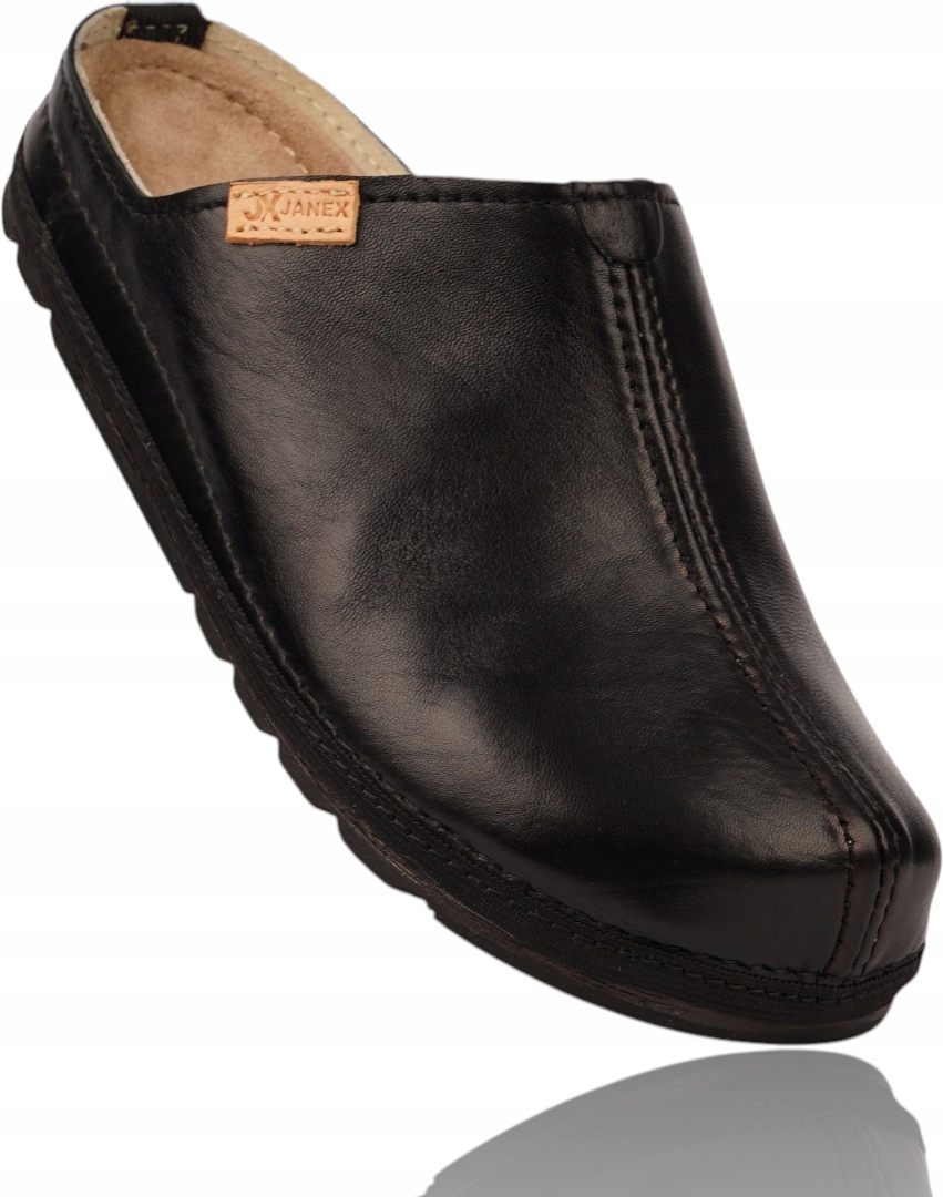 Pánské Pantofle Kožené Papuče do práce do školy a domu zahrady Pevné pantofle