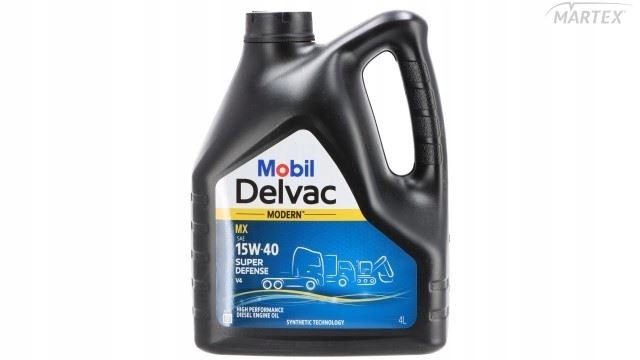Olej Mobil Delvac M 15W40 Sup Def V4 4L Acea B2,E3; Api CF4,CG4; Rvi RLD-2;