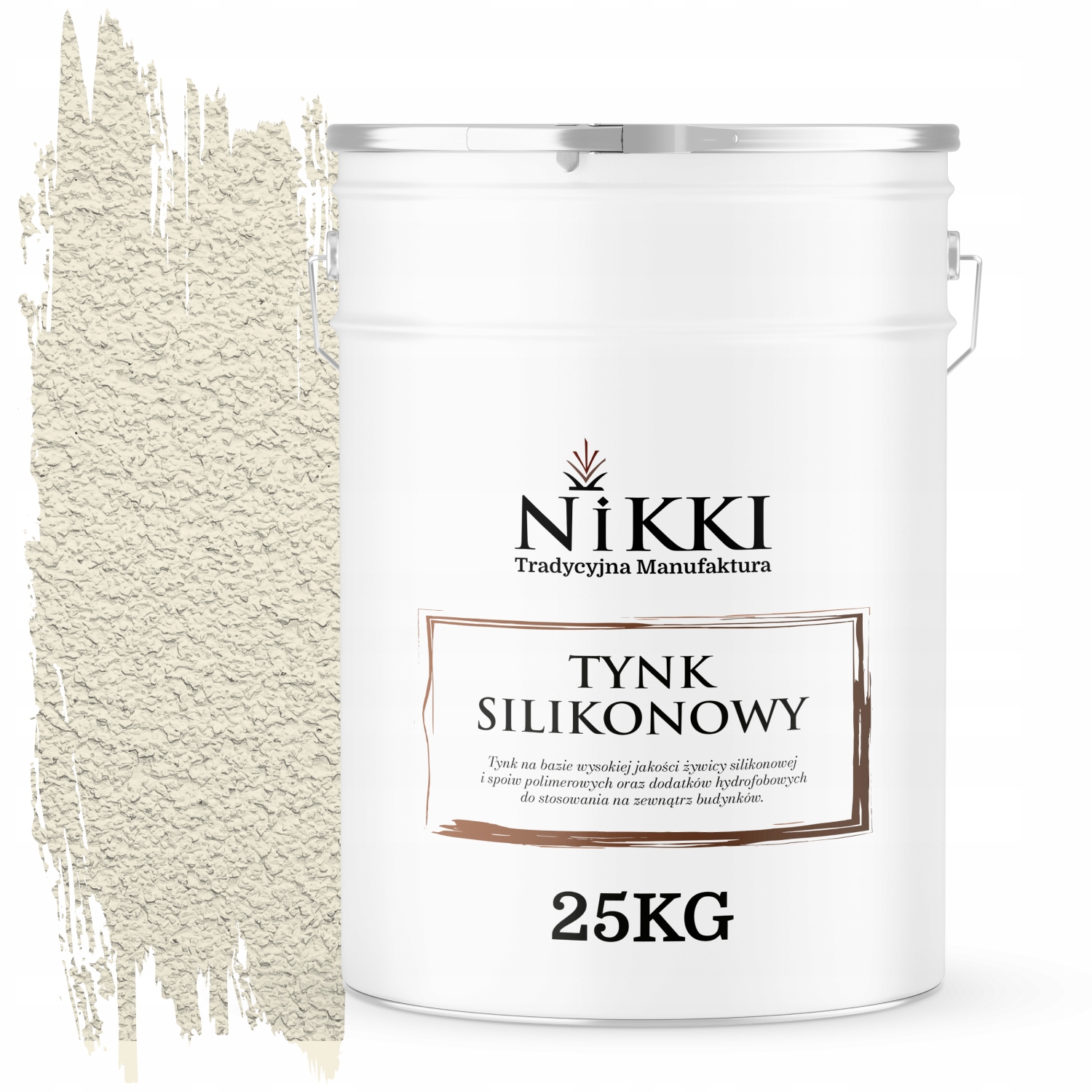 Silikonová Fasádna Omietka Biela Zlomená Do Béžovej F771 25KG Granulácia 3.0 mm