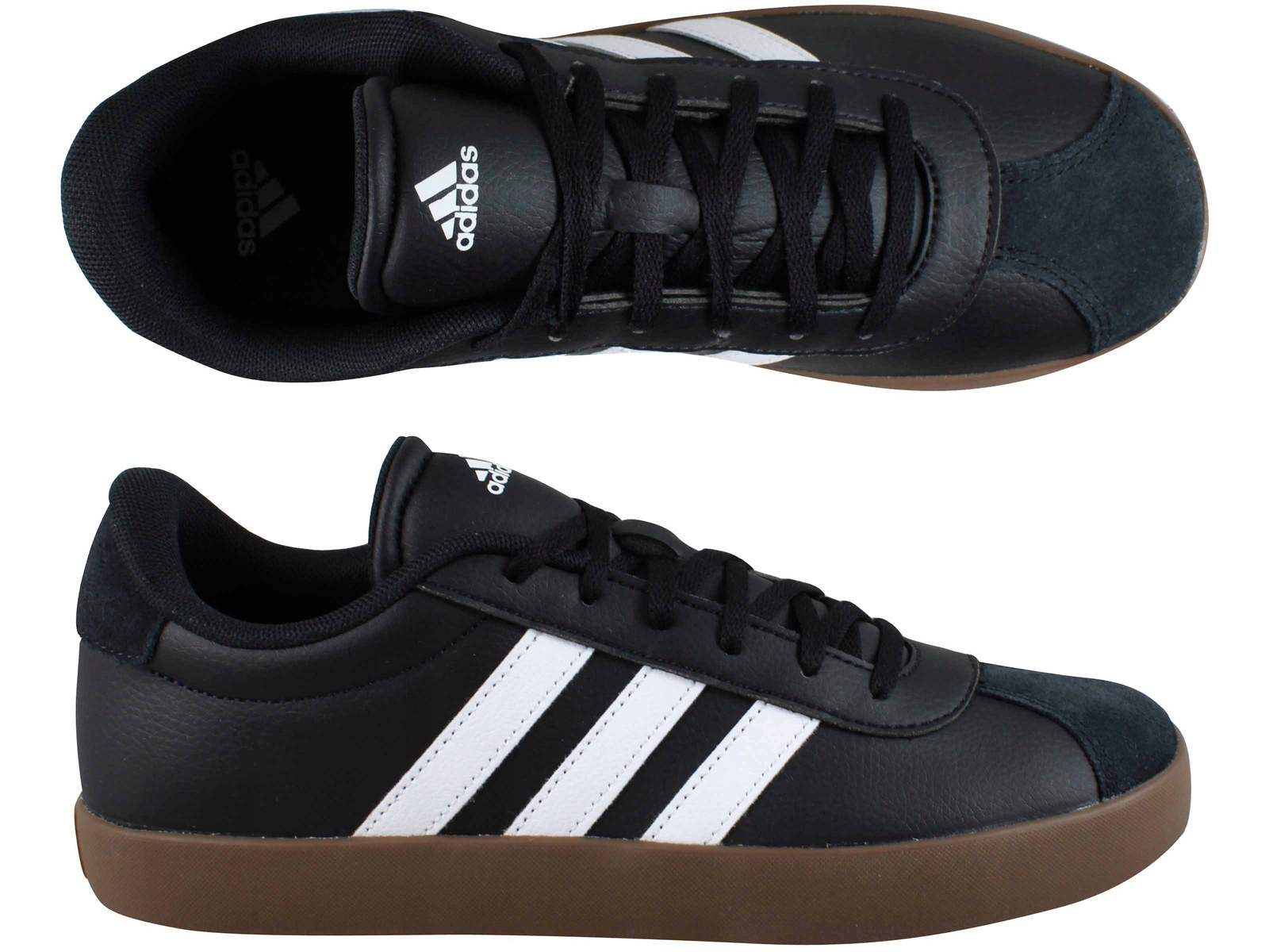 Adidas VL Court 3.0 IE3630 Buty Trampki Tenisówki Skate Czarne