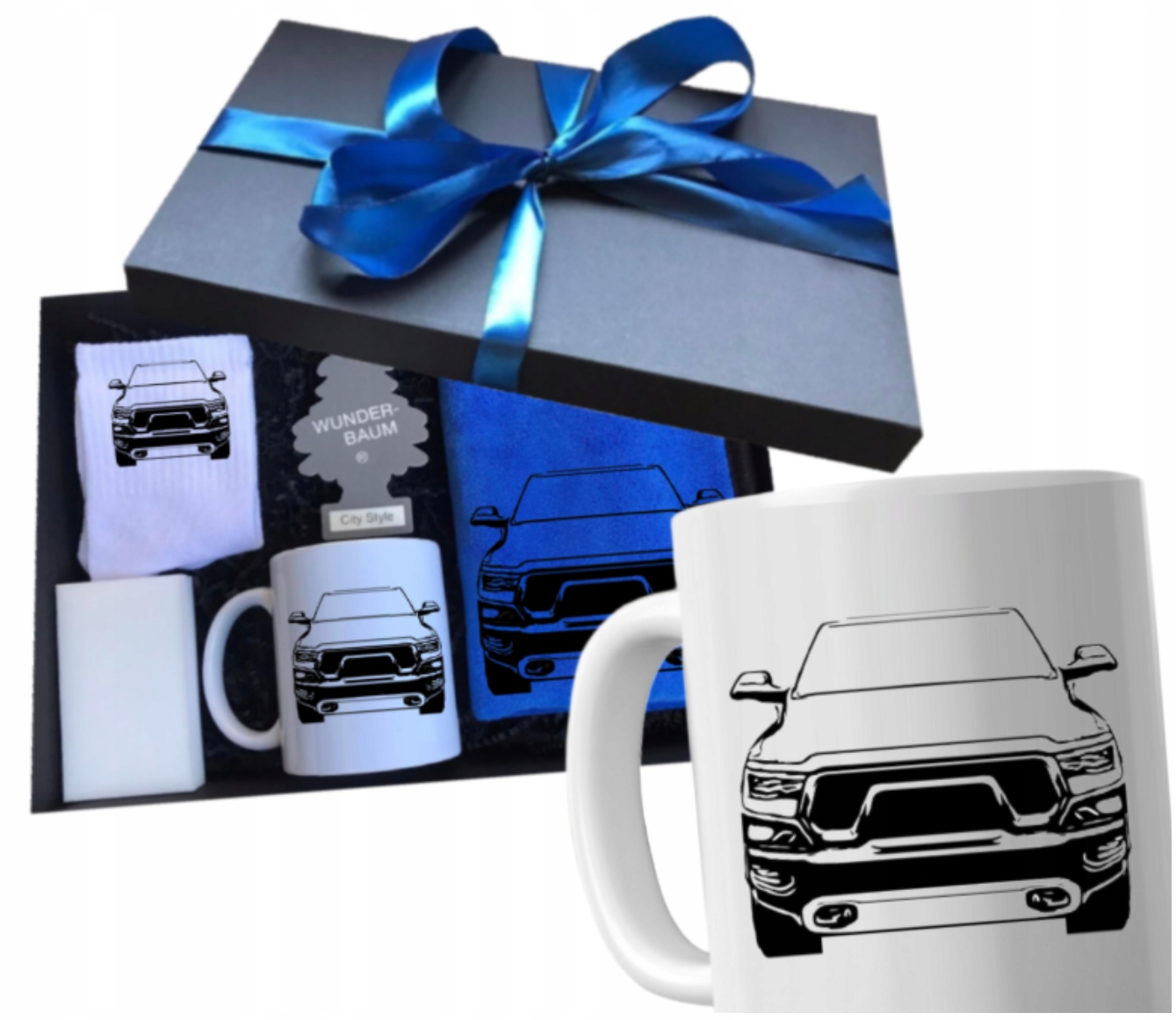 Sada jako dárek hrnek pro řidiče auta Ram narozeniny