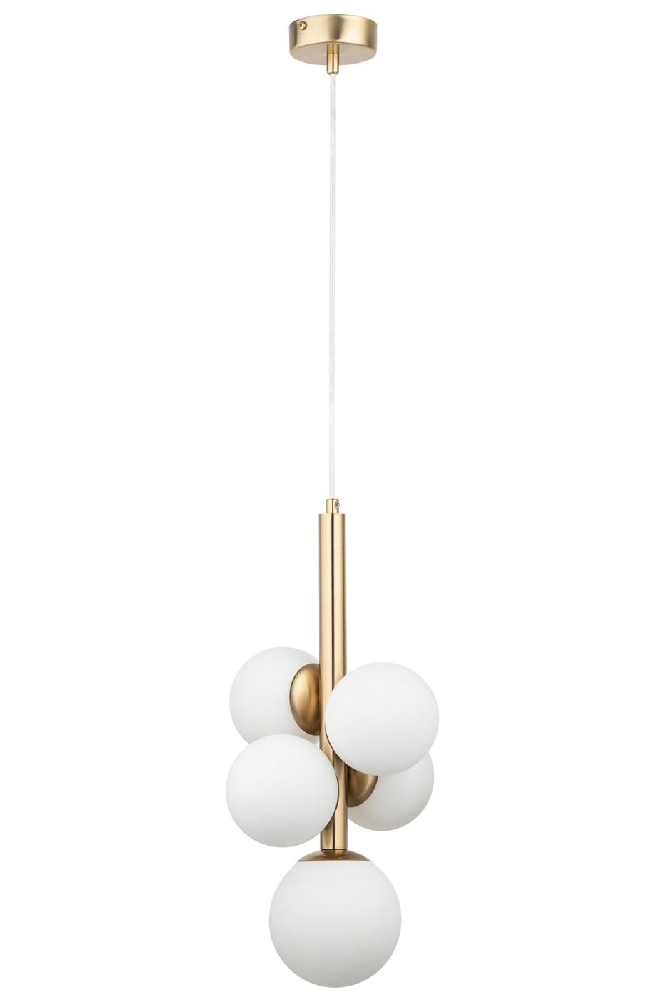 Závěsná lustrová lampa Sigma Perla Lux white V 40786 5xE14 bílá