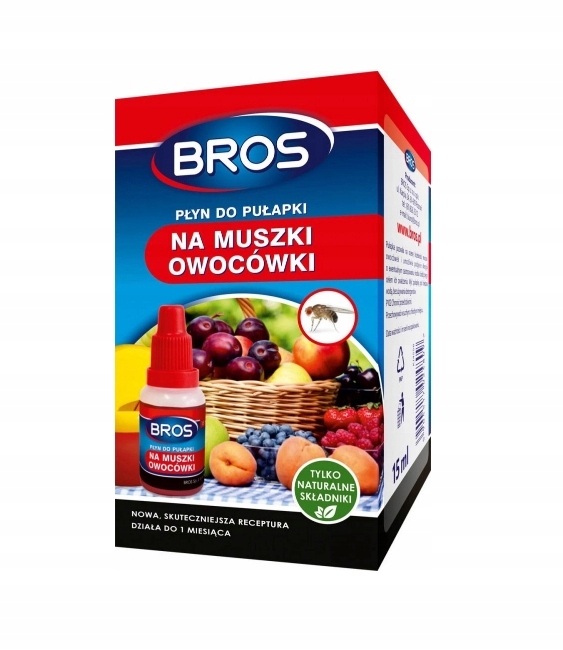 

Bros, Płyn do pułapki na muszki owocówki, 15 ml