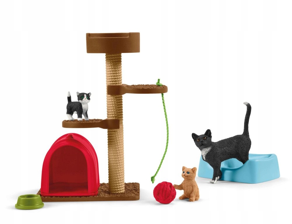 

Schleich Drapak dla kotków Plac zabaw Domek 42501