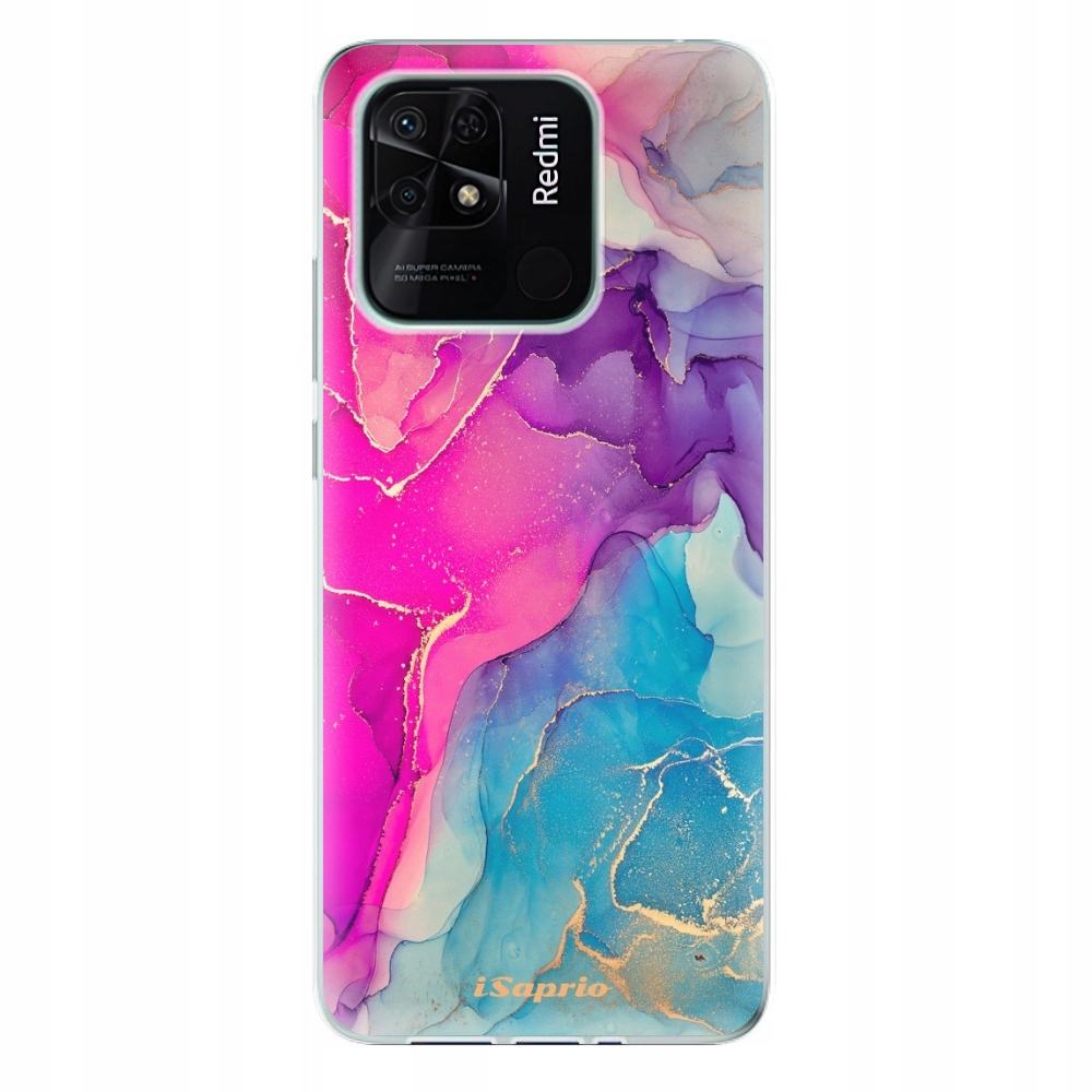 Silikonowe etui iSaprio Purple Ink do Xiaomi Redmi 10C