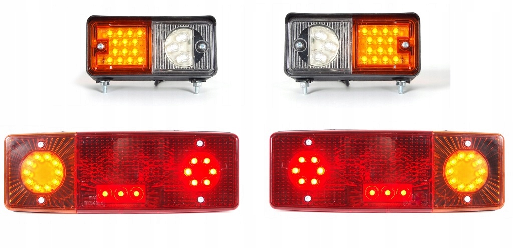 W06DL W06DP - ПЕРЕДНИЕ + ЗАДНИЕ ЛАМПЫ C-360 КОМПЛЕКТ L + P LED WAS