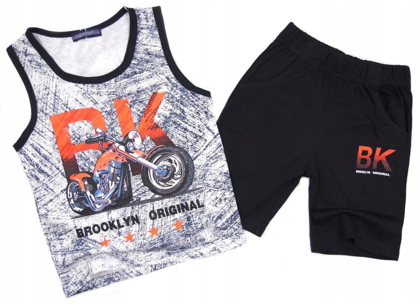 

064 koszulka spodenki *brooklyn* 8A biały