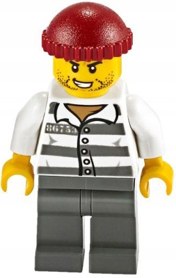 

Minifigurka cty1159 Lego City Więzień Policja