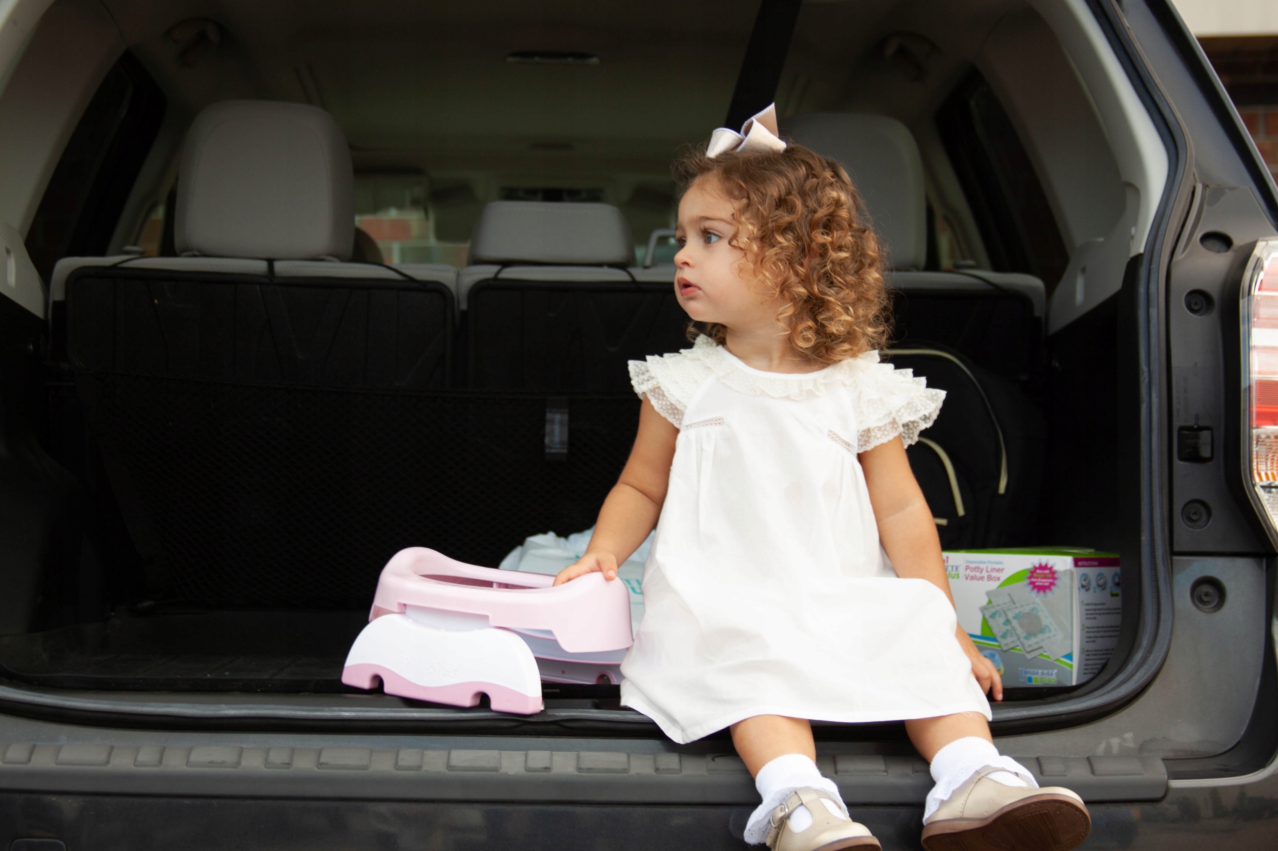 NOCNIK 2W1 NAKŁADKA NA TOALETĘ RÓŻOWA POTETTE PLUS Wysokość produktu 7 cm