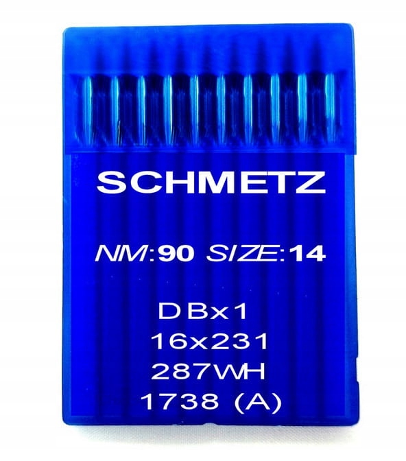 

Igły Schmetz DBx1 16x231 grubość 90 R ostre