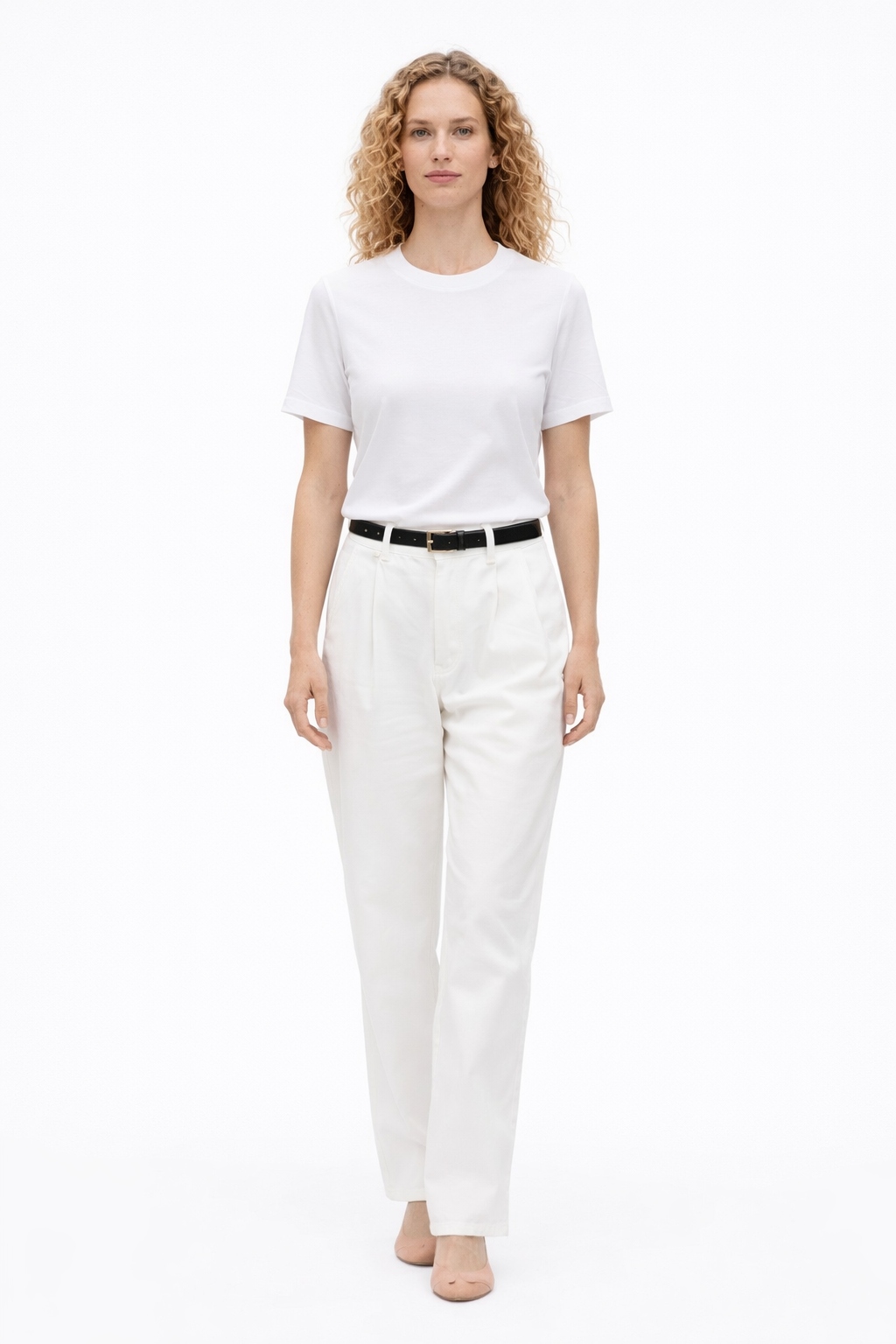 Saint Body Bílé S Krátkým Rukávem A Kulatým Výstřihem Xs I4C