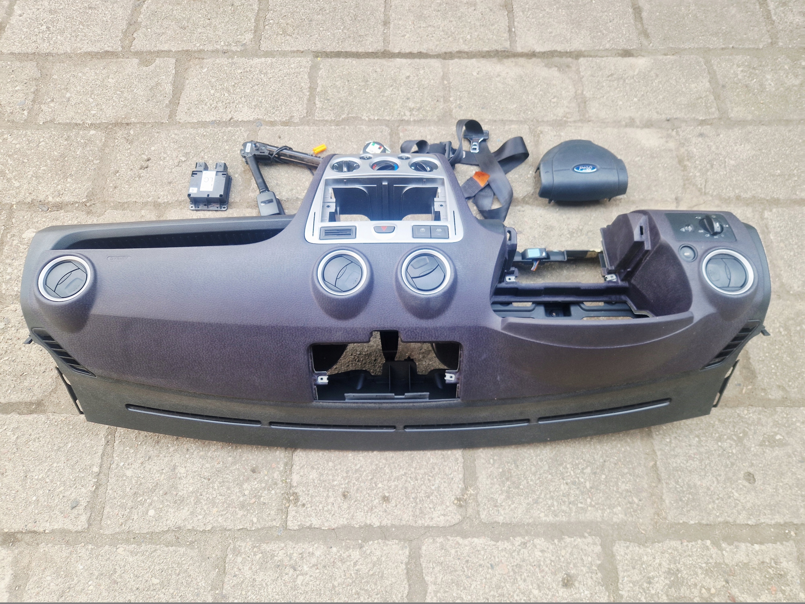 FORD FUSION MK1 LIFT dashboard console airbag SENSOR tension belts KOMPLET