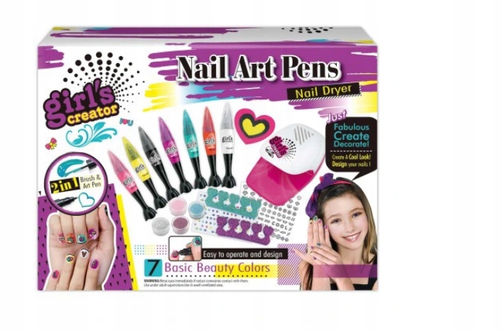 ZESTAW DO DEKOROWANIA PAZNOKCI