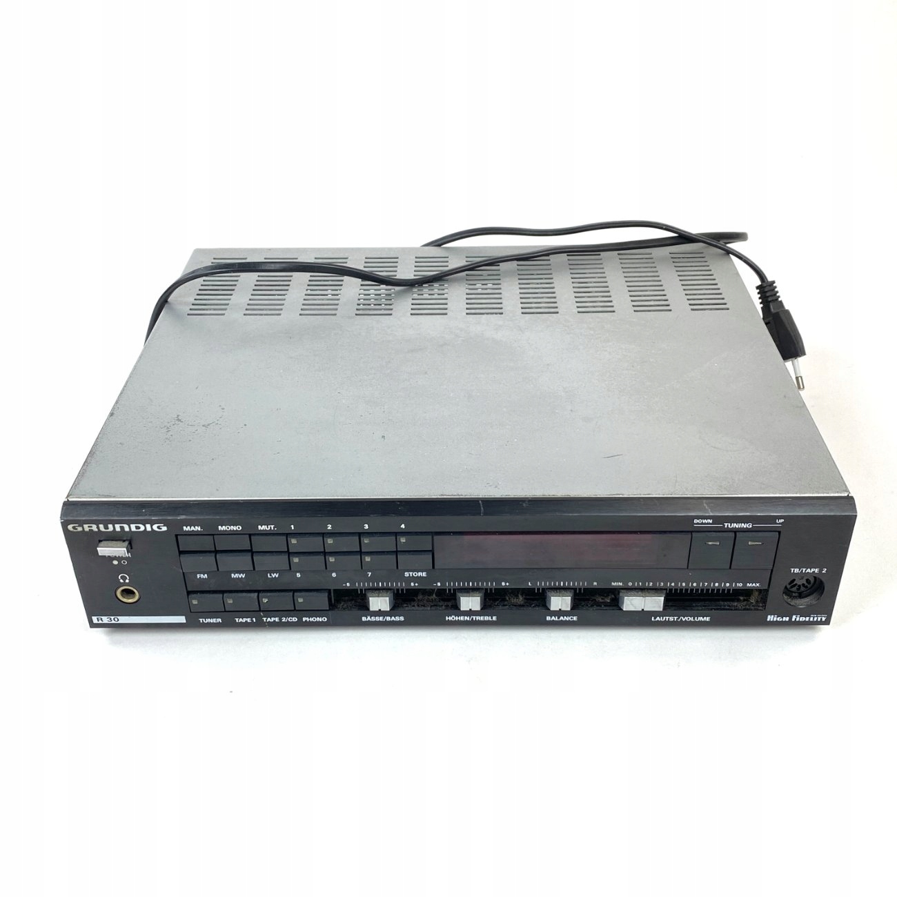 Wzmacniacz z tunerem radiowym Grundig R 30, 26,5x32x7 cm