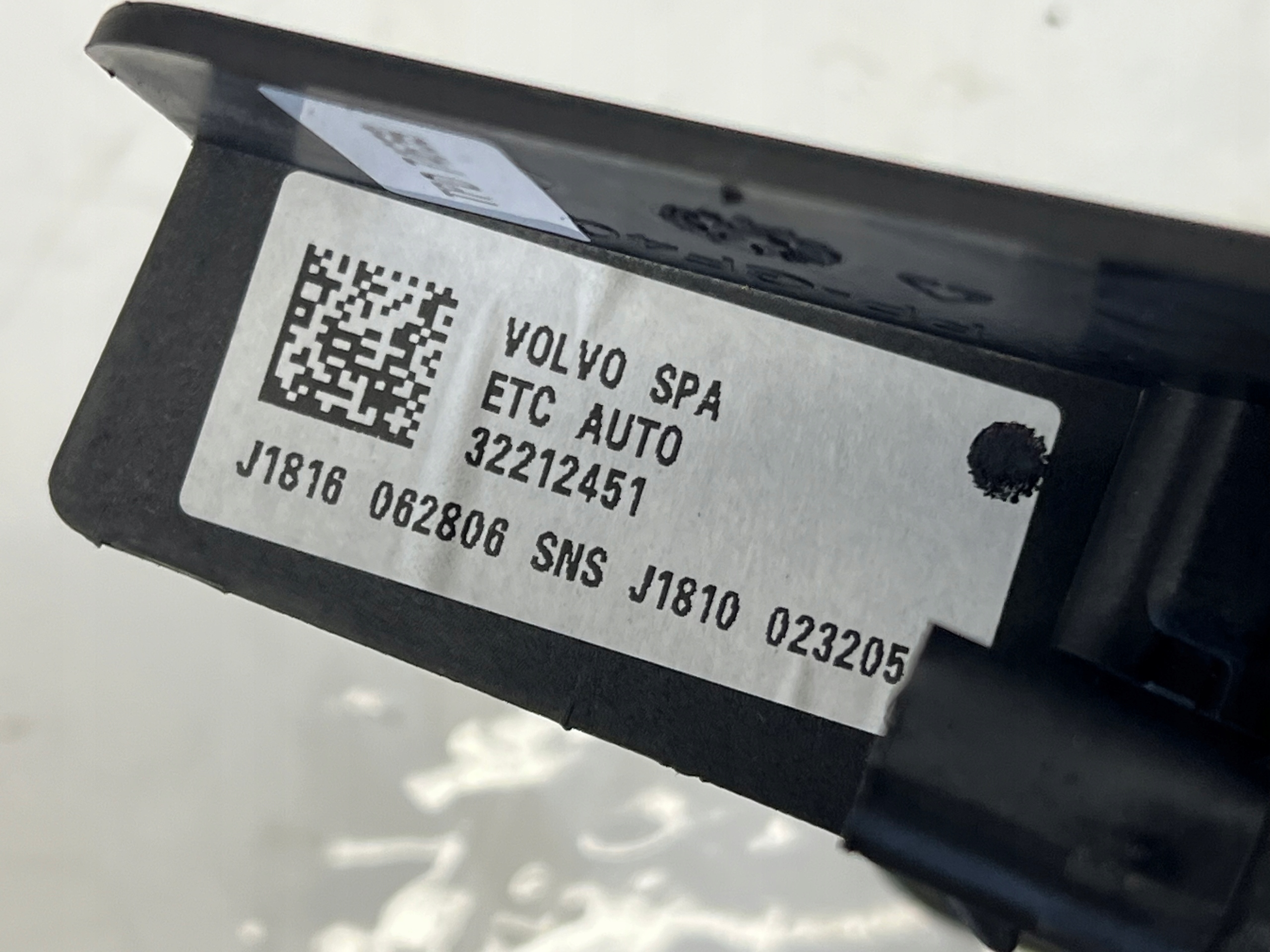 potentiometer accelerator pedal VOLVO V90 S90 II 32212451