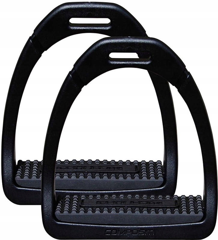 Strzemiona plastikowe COMPOSITI Premium czarne 10