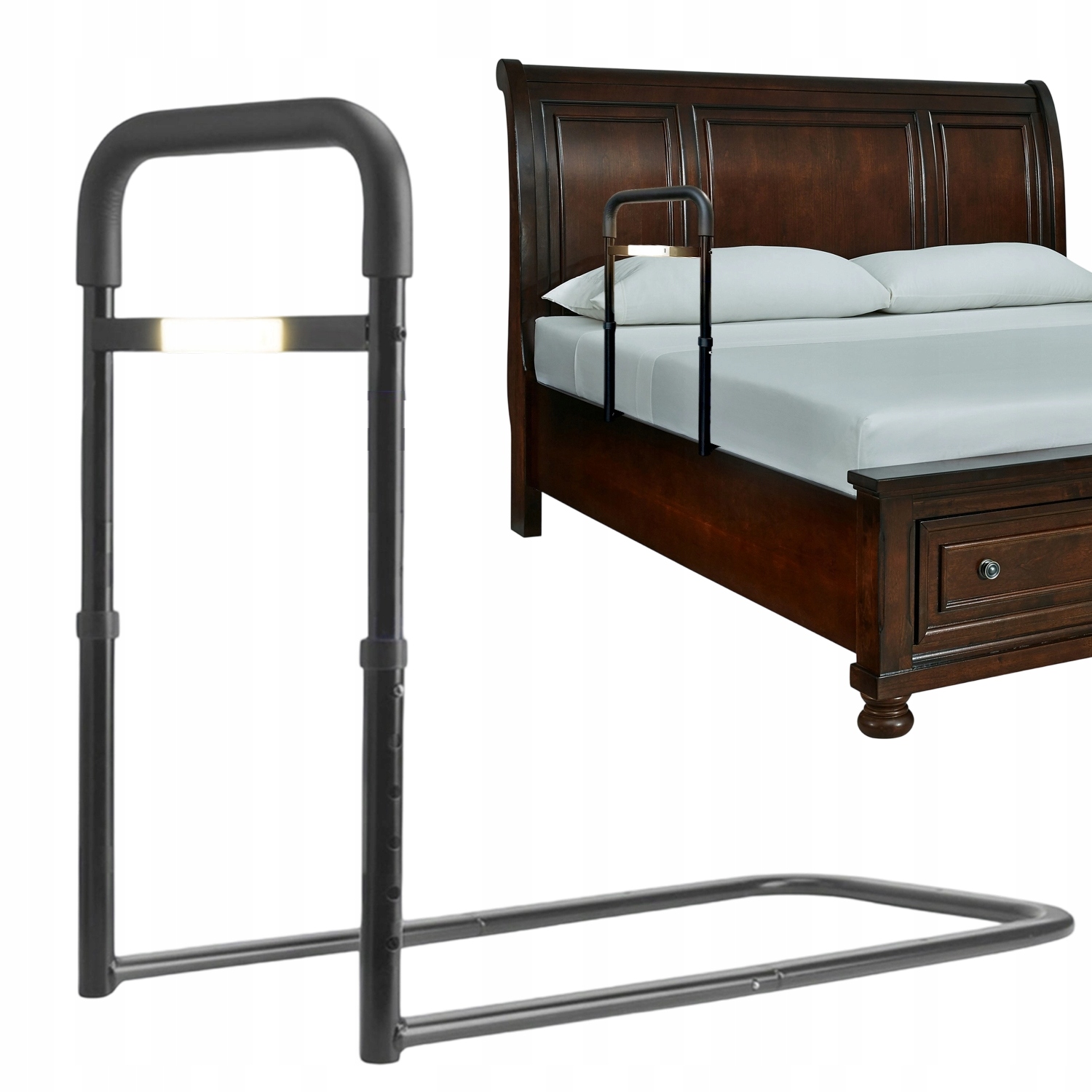 Uchwyt Boczny Łóżka Ochronna Poręcz Barierka Zabezpieczająca Uniwersalna