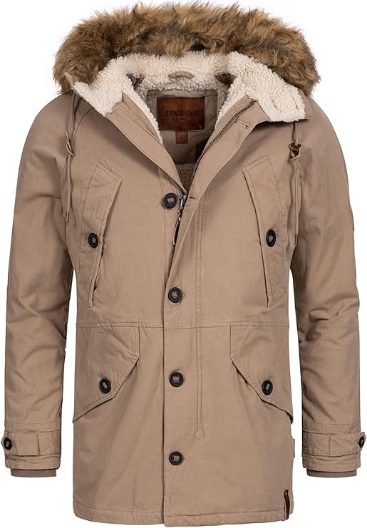 Indicode Men's Fann Cotton Parka