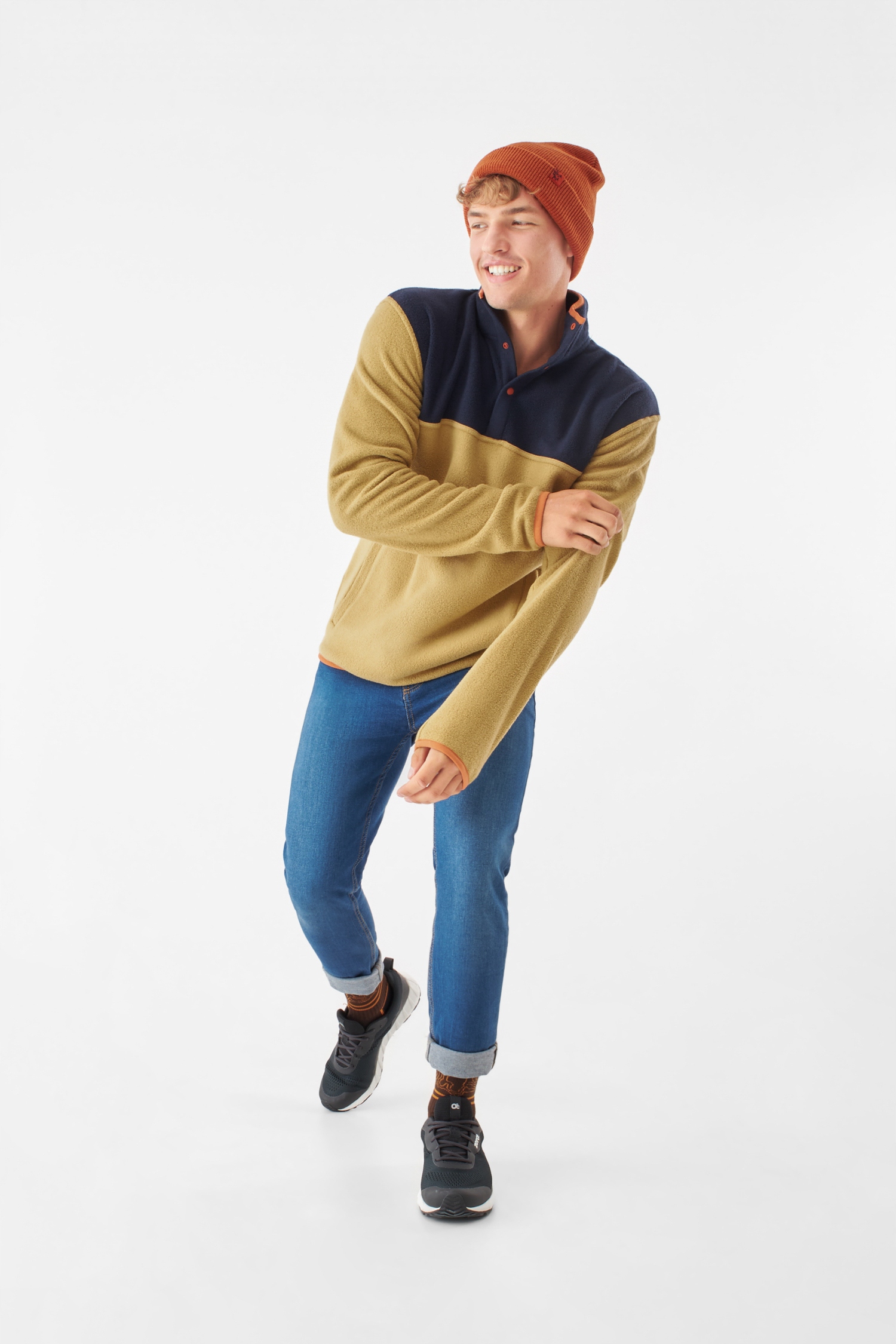Bluza męska Viking Bamboo Lakeside Man zielono granatowa S