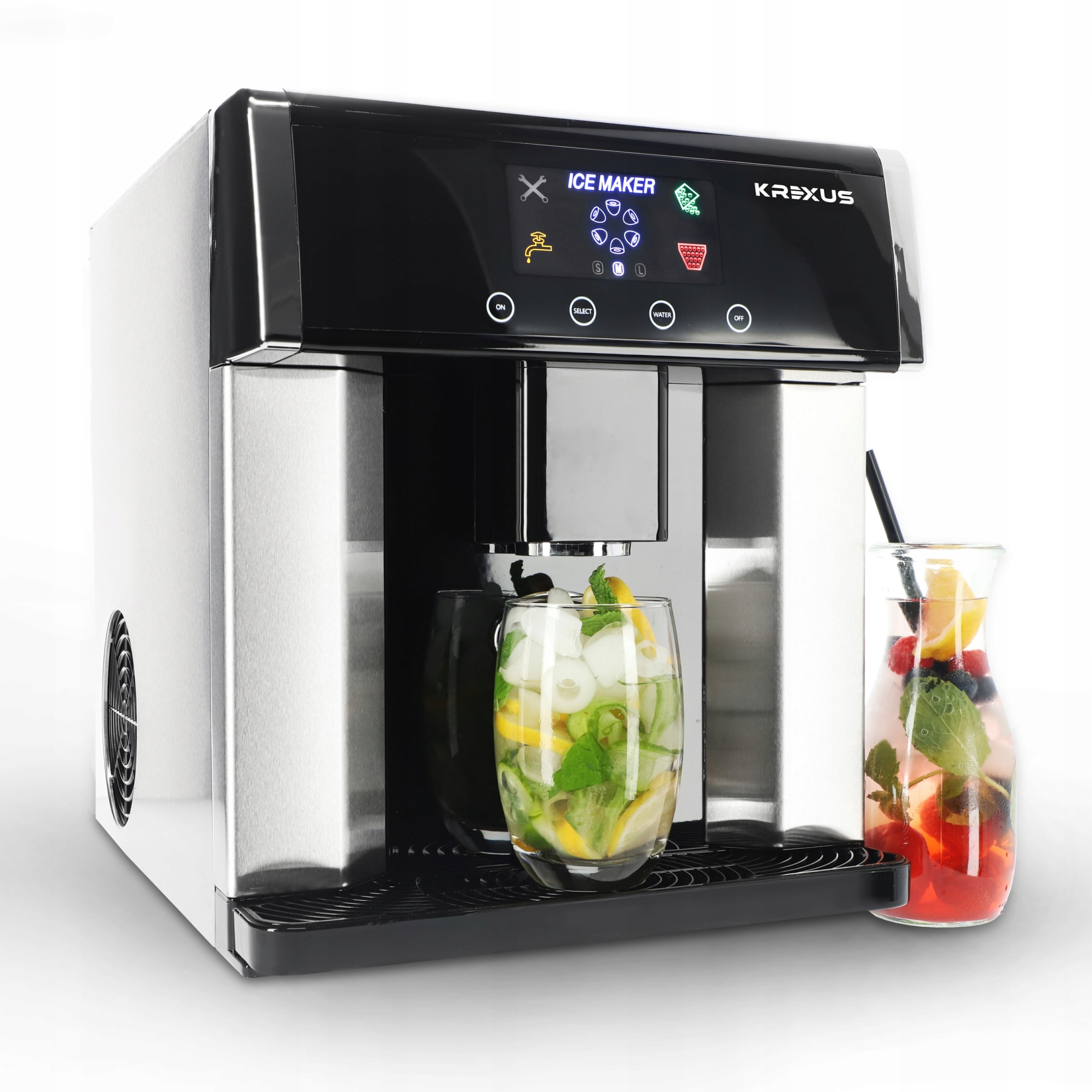 

Kostkarka do lodu 2w1 Krexus 15kg/24h 150W Inox
