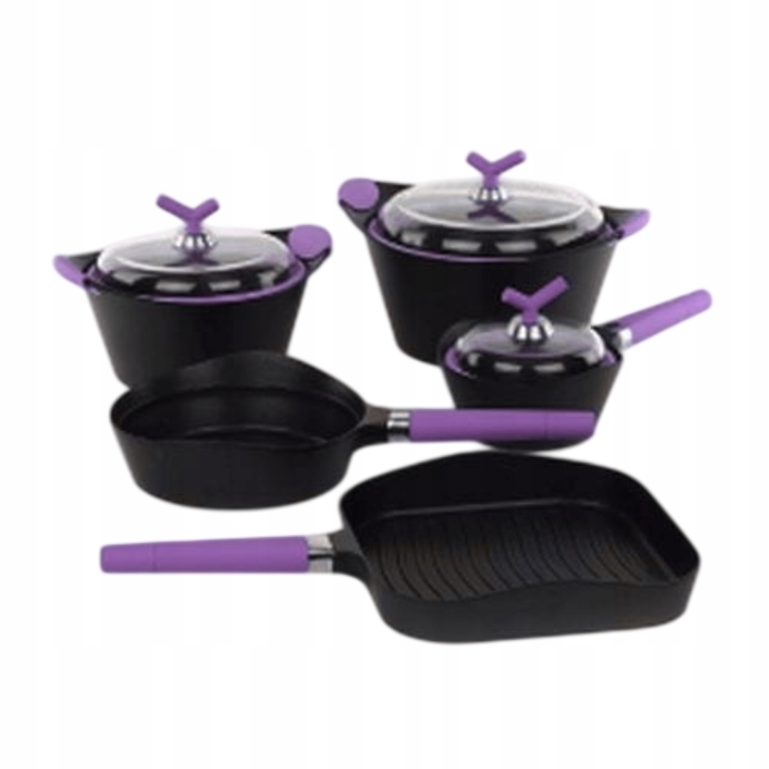 Valdinox Súprava Hrncov Modern Violet 8 Elementov