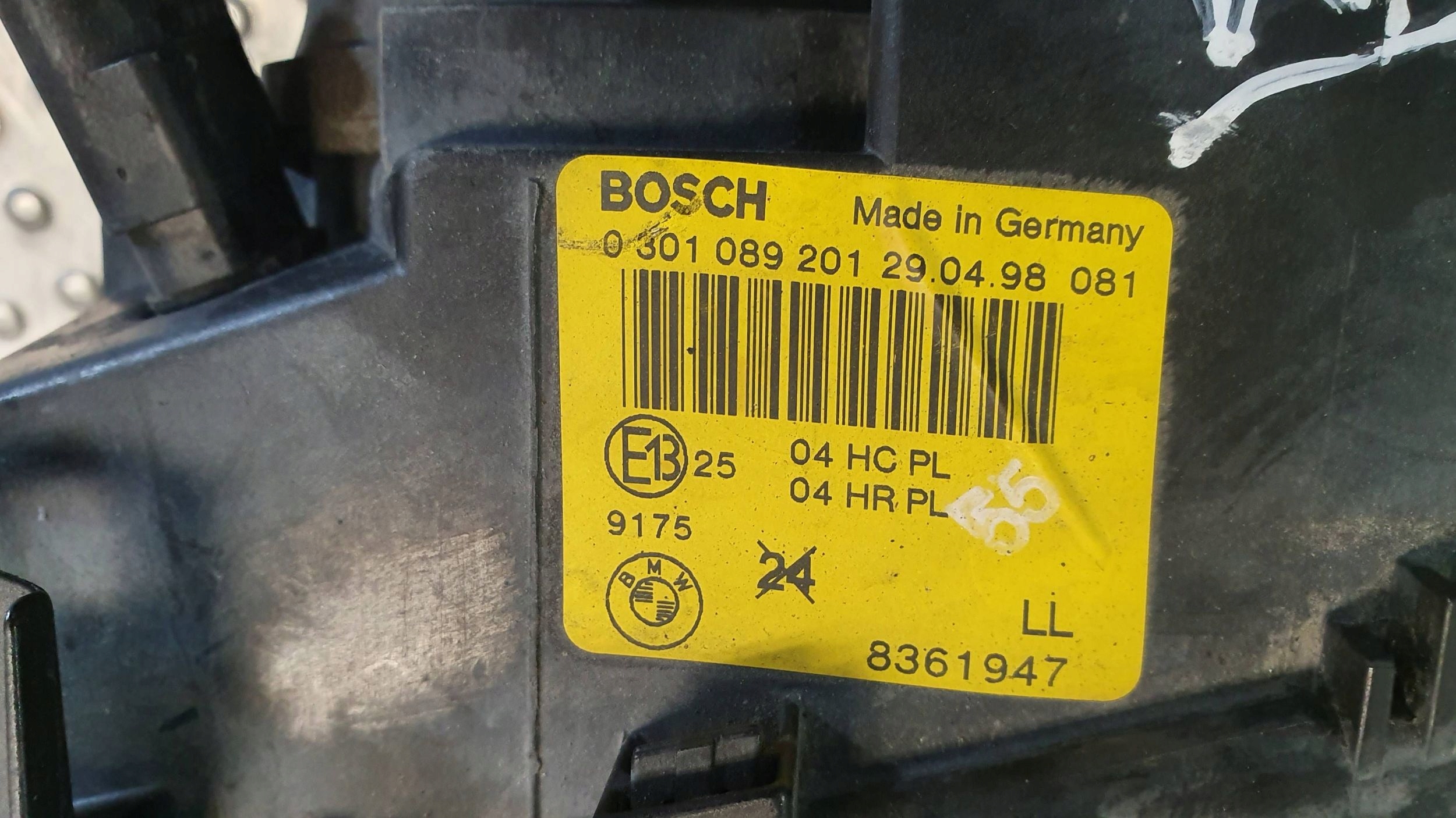 light front left BMW 3 E46 8361947 98