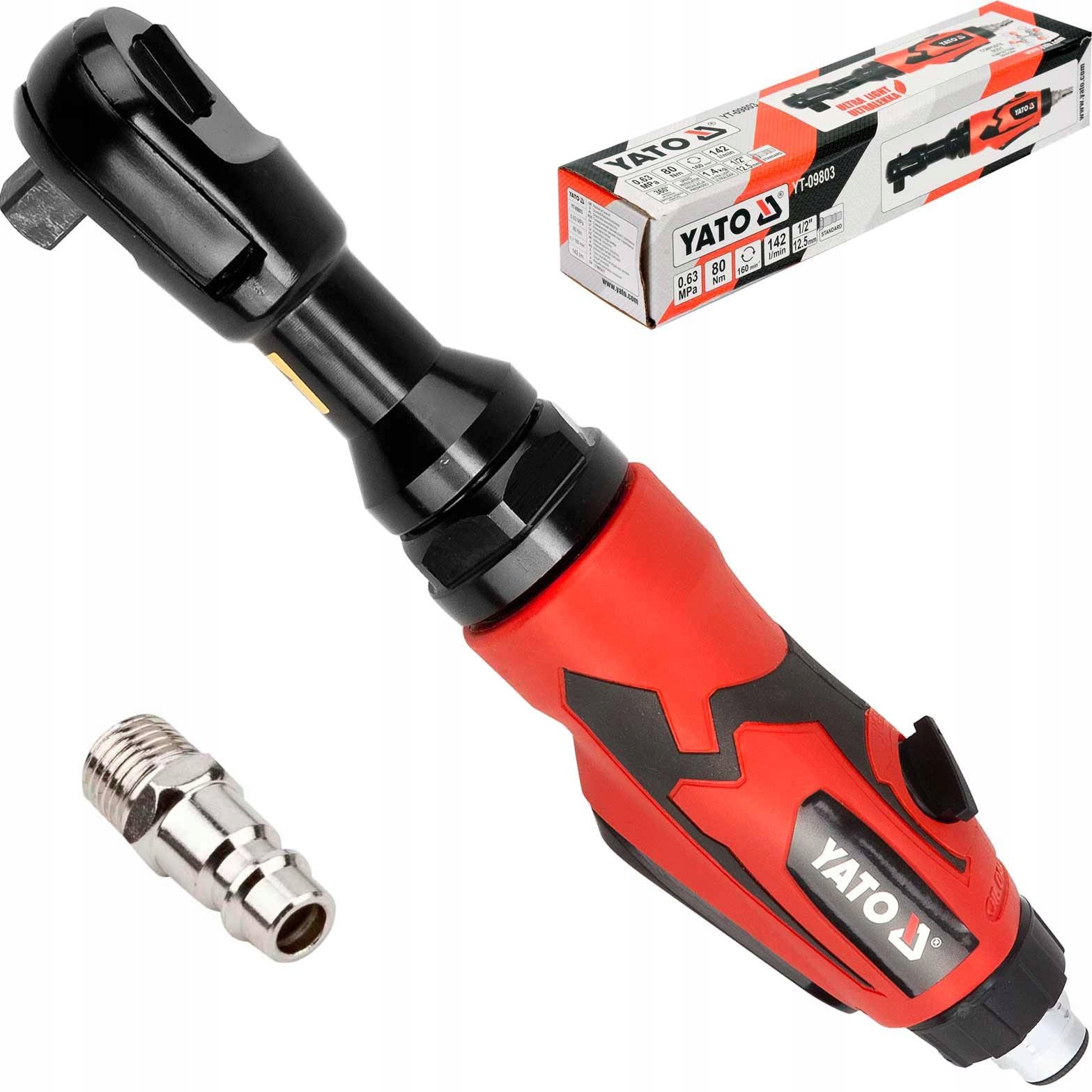 

Yato Klucz Grzechotkowy Pneumatyczny 1/2'' 80Nm