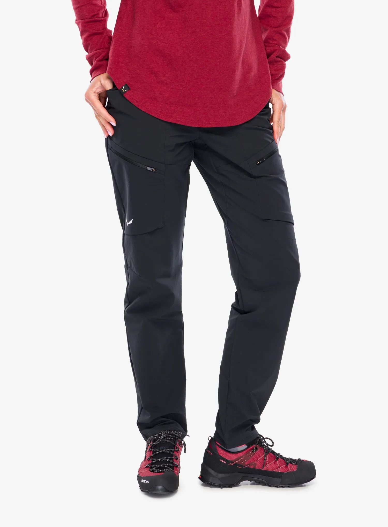 Dámské trekové kalhoty Salewa Puez Dst Cargo Pants černá barva 34 (xs)