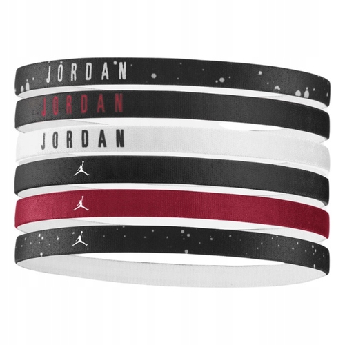 Opaski sportowe Air Jordan Headbands 6 Sztuk na głowę na włosy uniwersalne